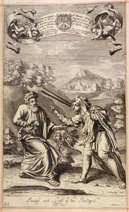 Fontaine, Nicolas: The history of the Old and New Testament London, 1688-1690 Richte nicht, damit du nicht gerichtet wirst.