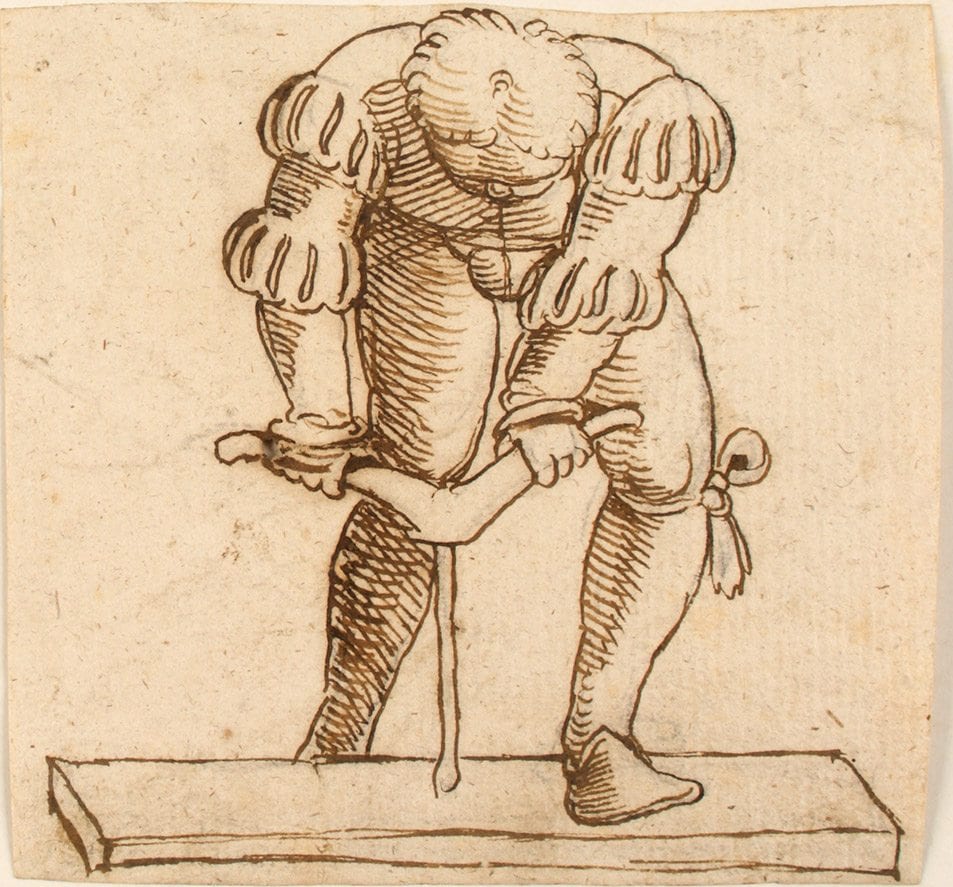 Kopie nach einem im Werk Albrecht Dürers nachgewiesenen Motiv 16. Jahrhundert B 1673 T