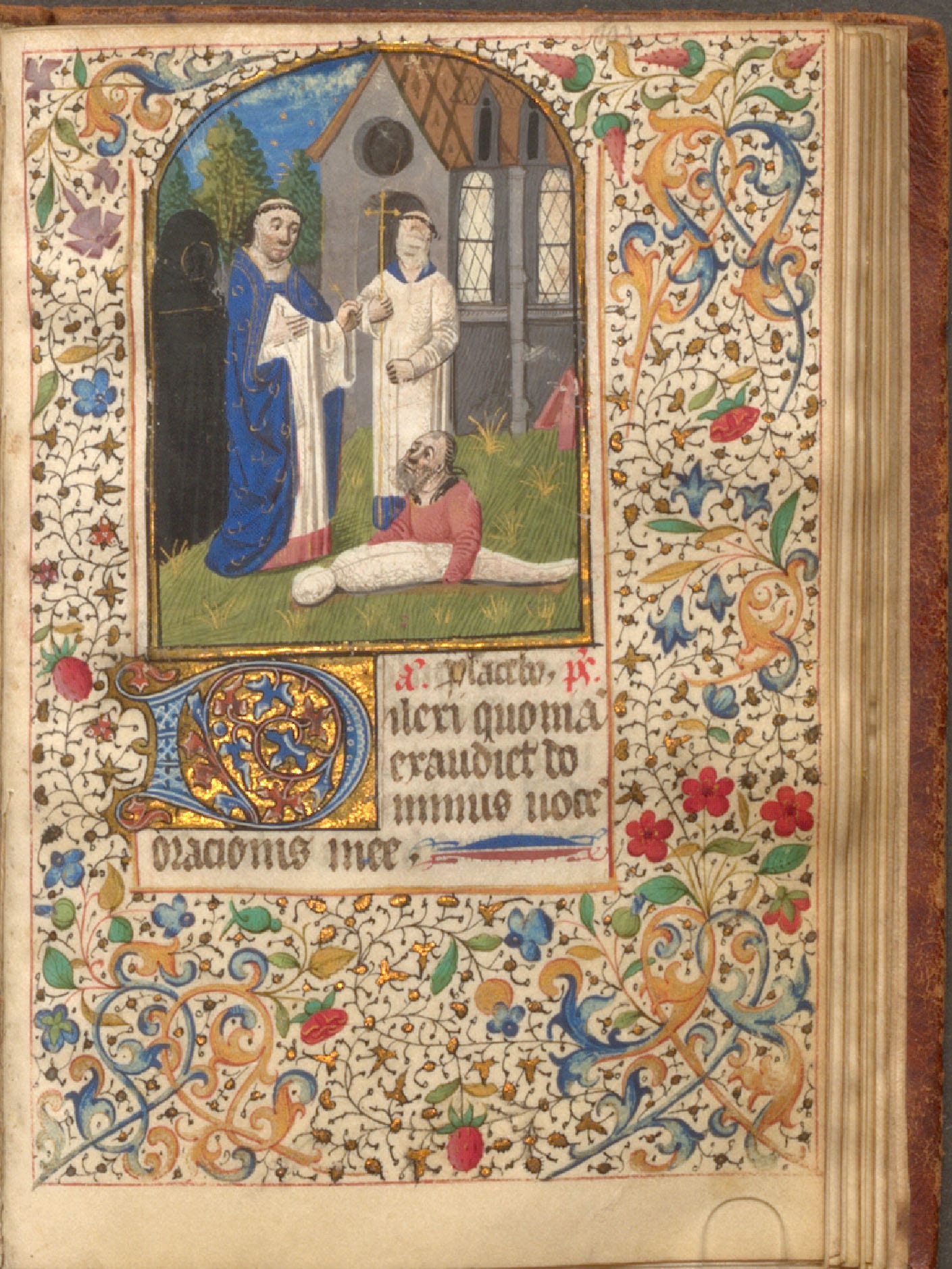 Seite aus "Horae Canonicae" aus der Markgräflichen Hausbibliothek Bayreuth