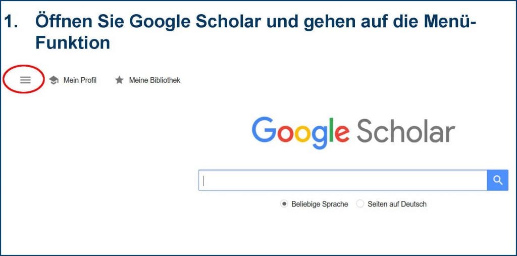 Google Scholar – Universitätsbibliothek