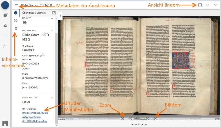 Digital Humanities: Heilsbronner Handschriften als IIIF