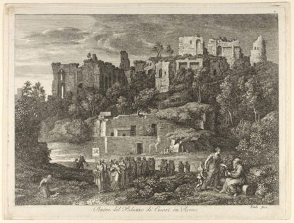 Joseph Anton Koch: Ruine del Palazzo de' Cesari in Roma