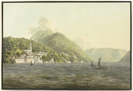Joseph Rebell: Nesso am Lago di Como