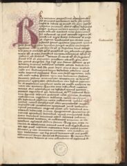 Mittelalterliche Papierhandschrift aus dem Kloster Heilsbronn