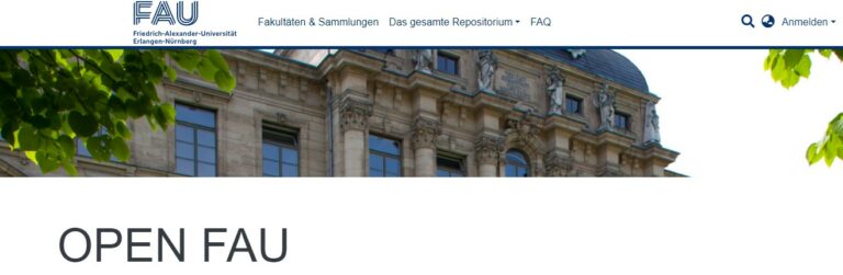 OPEN FAU – Das neue Open-Access-Repositorium der FAU ersetzt OPUS FAU