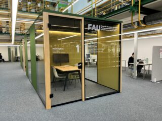 Meetingboxen der WSZB zum Arbeiten in Gruppen