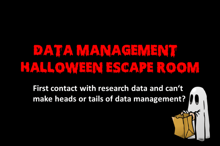 Oct 31: Online Data Management Halloween Escape Room