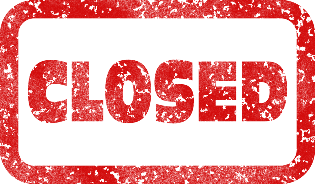 Geschlossen